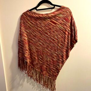 Colorful BCBG MaxAzria poncho 0S